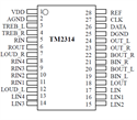 Audio switch and control IC TM TM2314