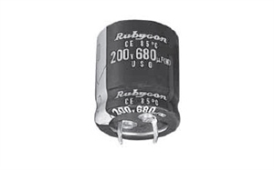 Picture of Aluminum Electrolytic Capacitor Rubycon USG Series